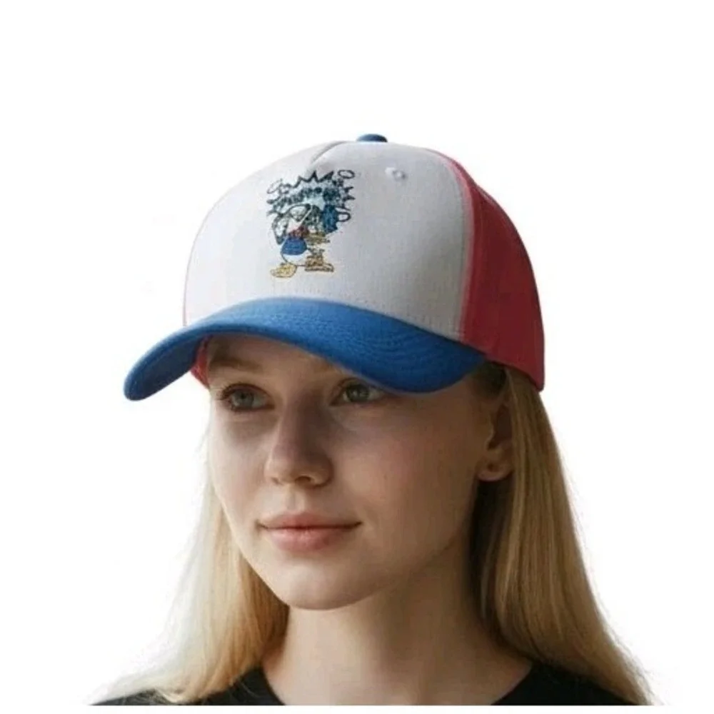 Disney Parks Donald Duck Cartoon Adult Baseball Cap Hat Official Disney Vacation